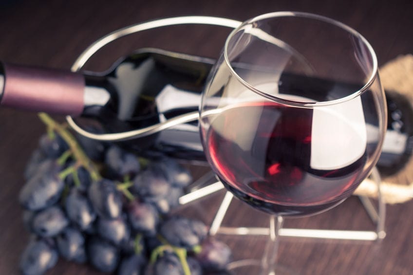 vin i glass